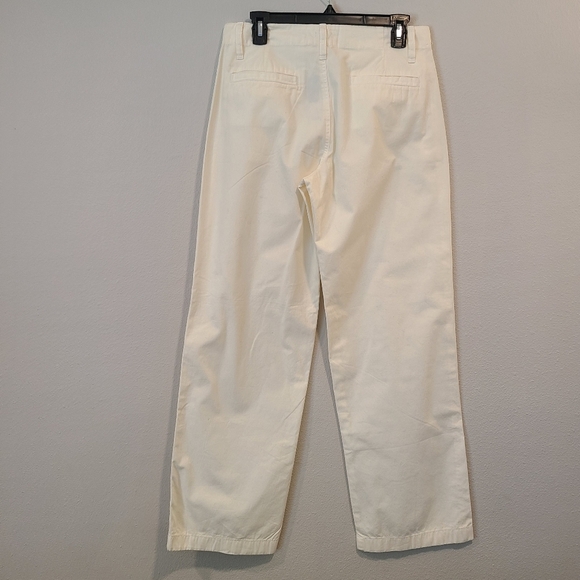 J Crew Sailor Heritage Wide Leg Cream Chino Pants -NWT - Picture 6 of 9